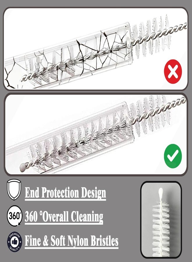 CIDYAUST Straw Cleaner Brush Extra Long 14 inch for Stanley Cups 40,30,20oz, 8 inch Reusable Straw Cleaner for Baby Bottle, 12 inch Straw Brush Cleaner Kit, Pipe Cleaning Brush for Sippy Cup,Tumbler. - Image 5